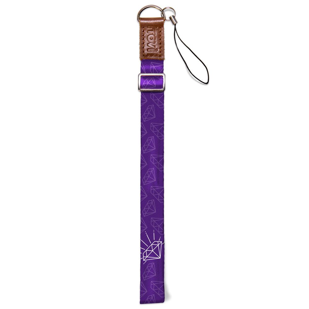 Diamond Purple Lanyard