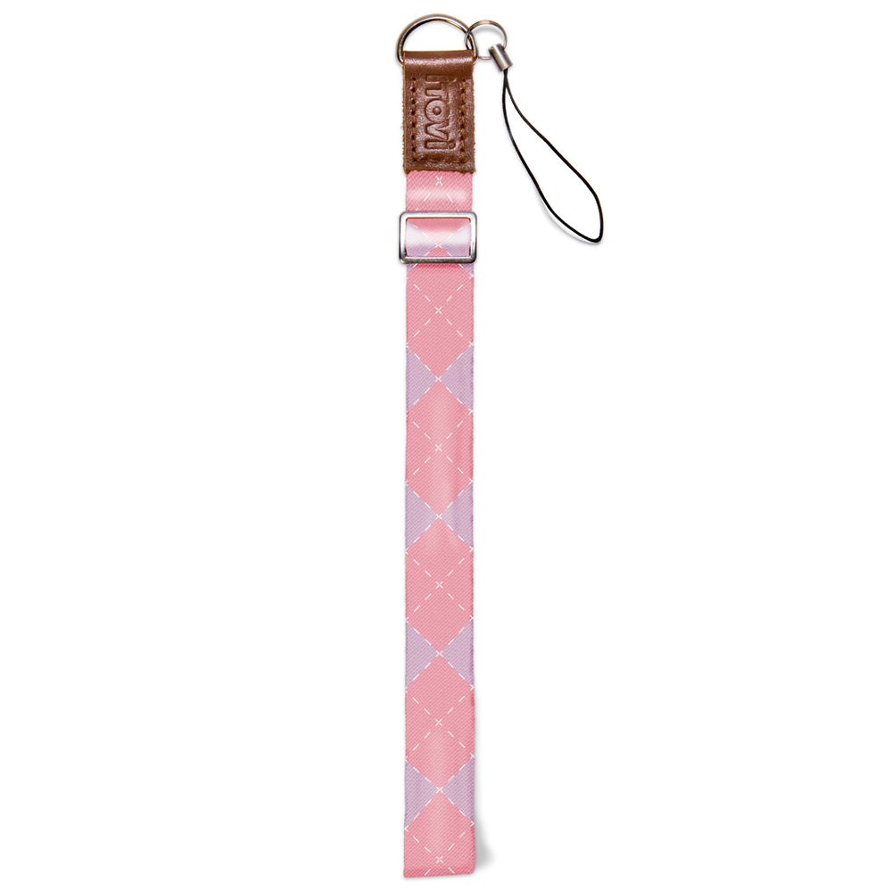 Argyle Pink Lanyard