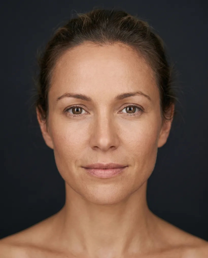 A calm portrait being read by the itovi face scanner